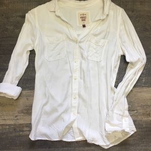 Button up comfy white shirt